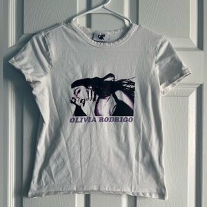 White Olivia Rodrigo GUTS World Tour T-Shirt